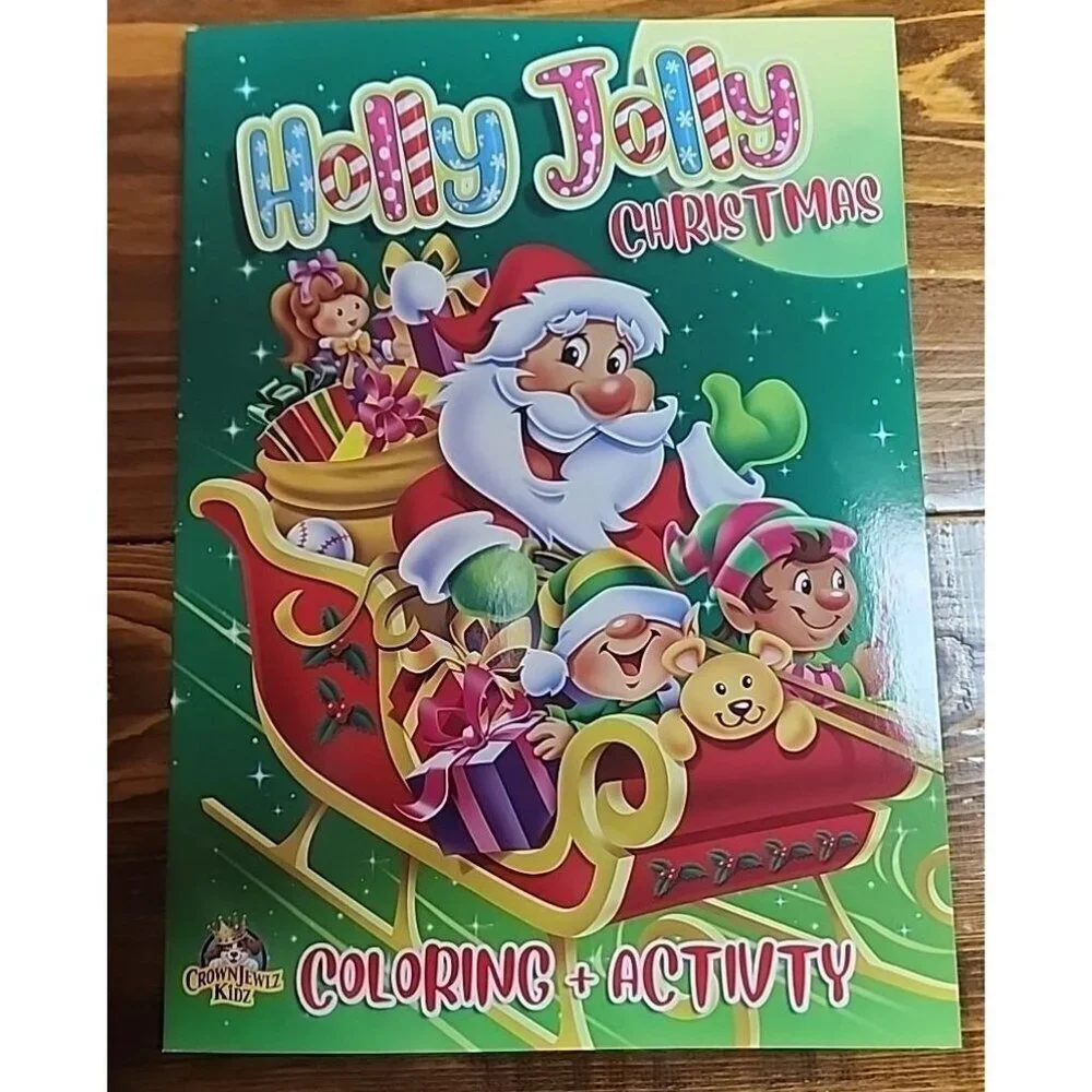 4 Christmas Coloring And Activity Books Great Stocking Stuffier Gift